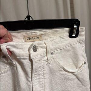 Madewell White Denim Jeans
